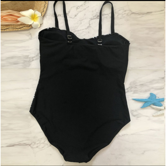 Printed One-piece Swimsuit Plus Size Bikini Women beach wear - Picture 3 of 7